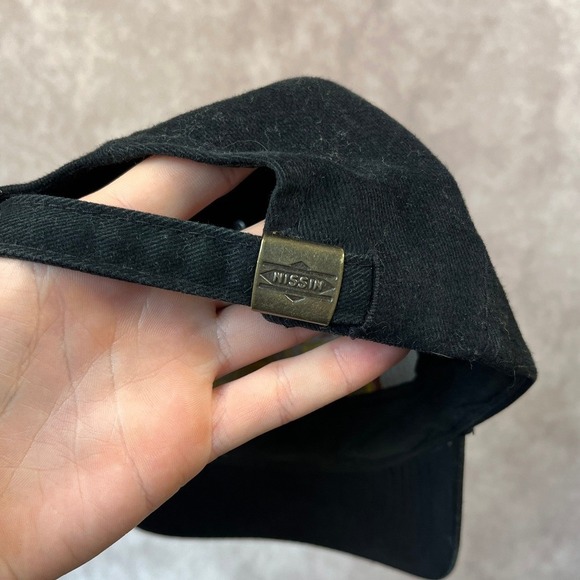 Y2K 00s Hellboy Movie Hat Cap Black Embroidered Logo Nissin Adjustable Adult - Picture 4 of 5